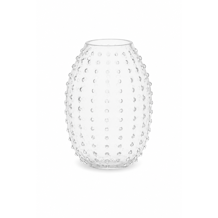 Florero de Vidrio con Relieve G