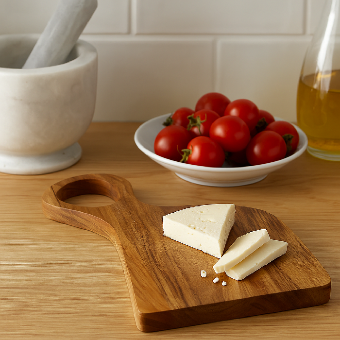 Tabla de Madera de Acacia con Mango